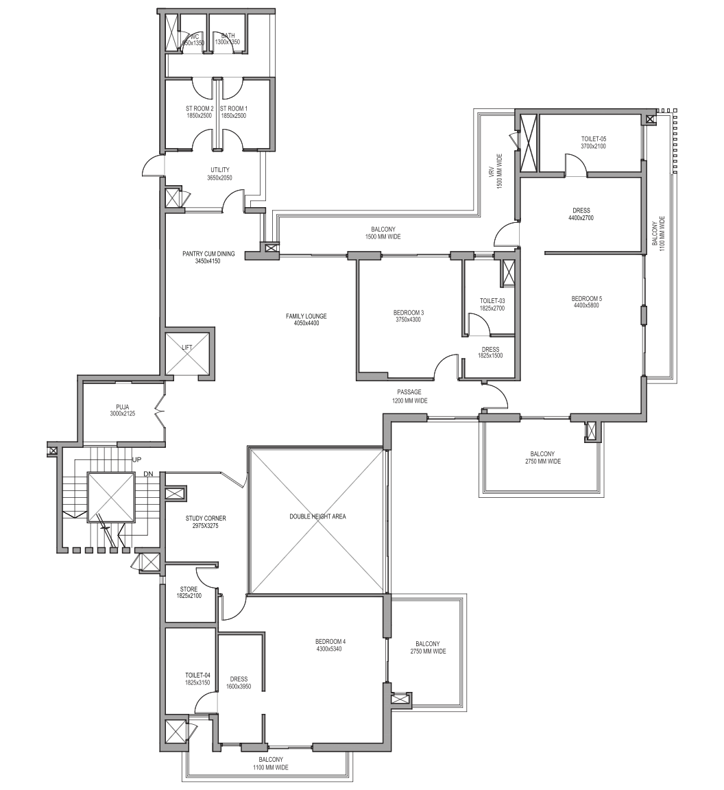 Skyvilla 2 (Level 2) Tower1/3